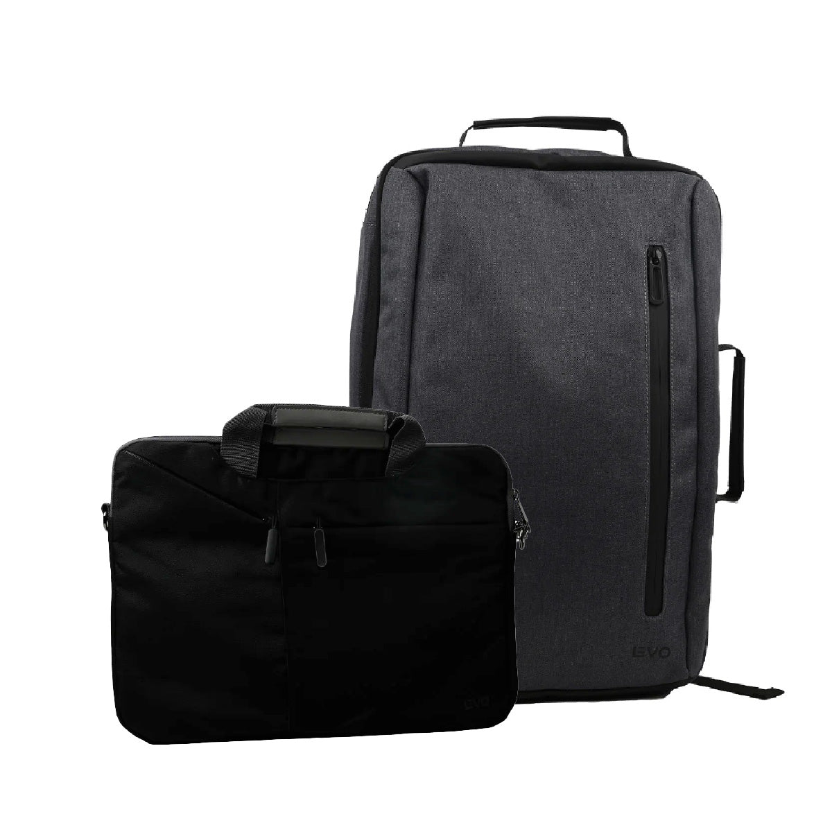 Mochila MANAGER Gris 15,6"+ Funda Notebook Negro 15,6" LEVO