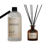 Difusor Ámbar 250 ml  + Refil 500 Ml Black Cedar Madison