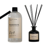 Difusor Negro 250 ml  + Refil 500 Ml Black Cedar Madison