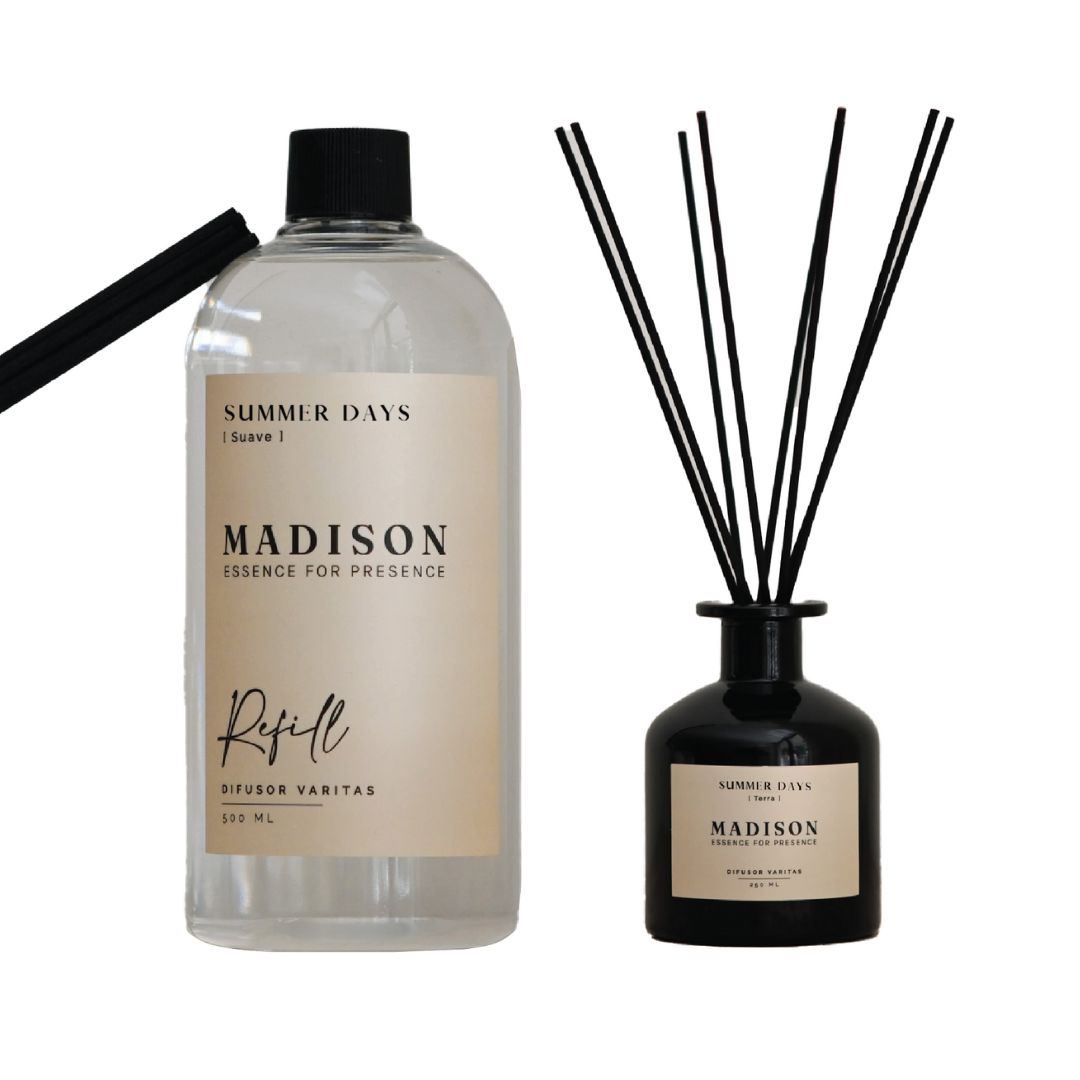 Difusor Negro 250 ml + Refill 500 Ml Summer Days Madison