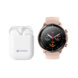 Pack Smartwatch Runner 219 Rosado + Audífonos Rm12 Lhotse