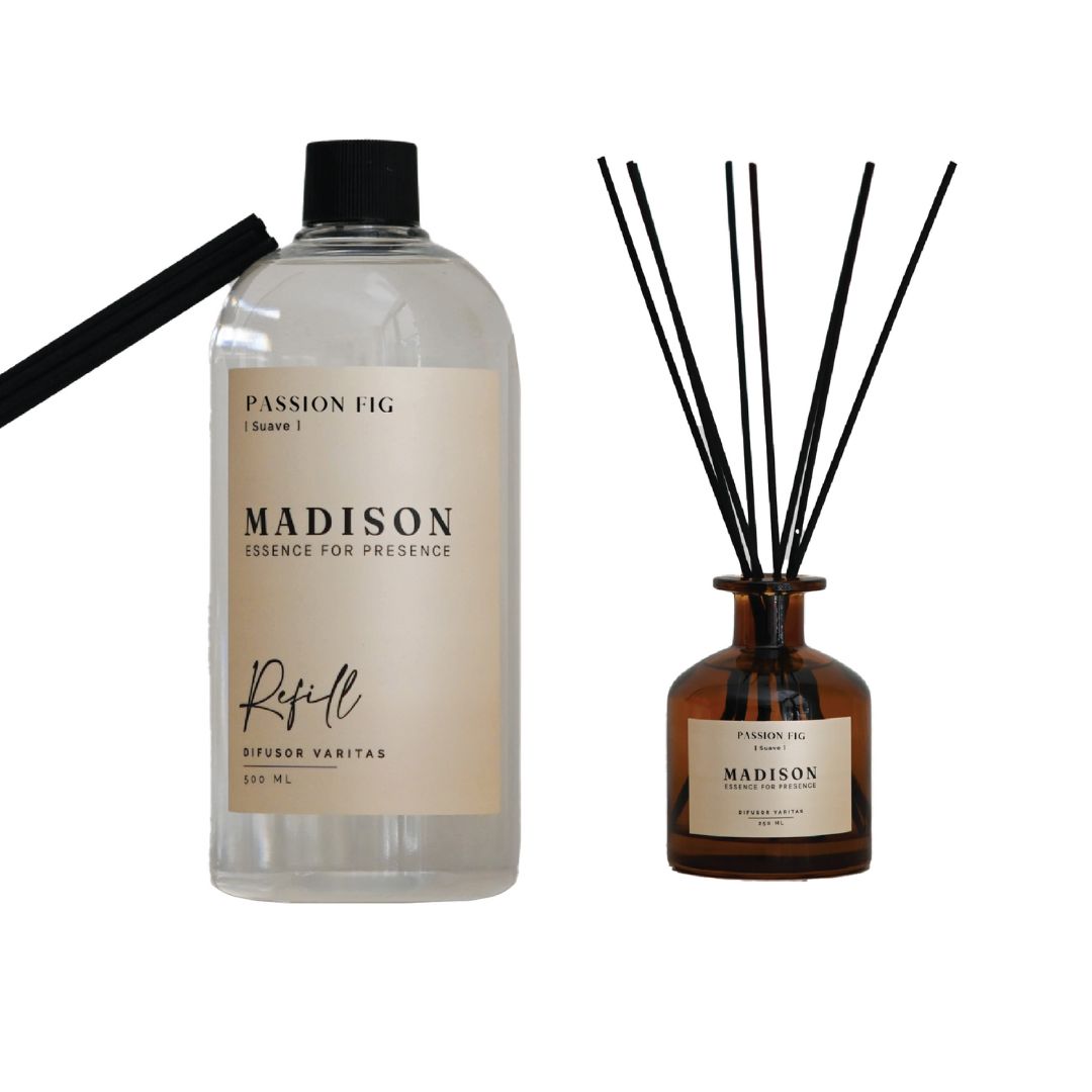 Difusor Ámbar 250 ml + Refill 500 ml Passion Fig Madison