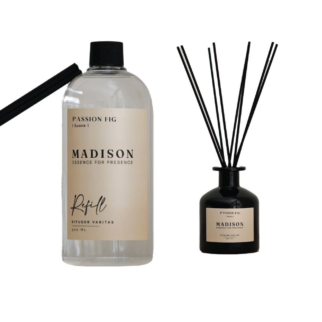 Difusor Negro 250 ml + Refill 500 ml Passion Fig Madison