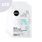 Pack X10 Mascarillas Faciales Detox