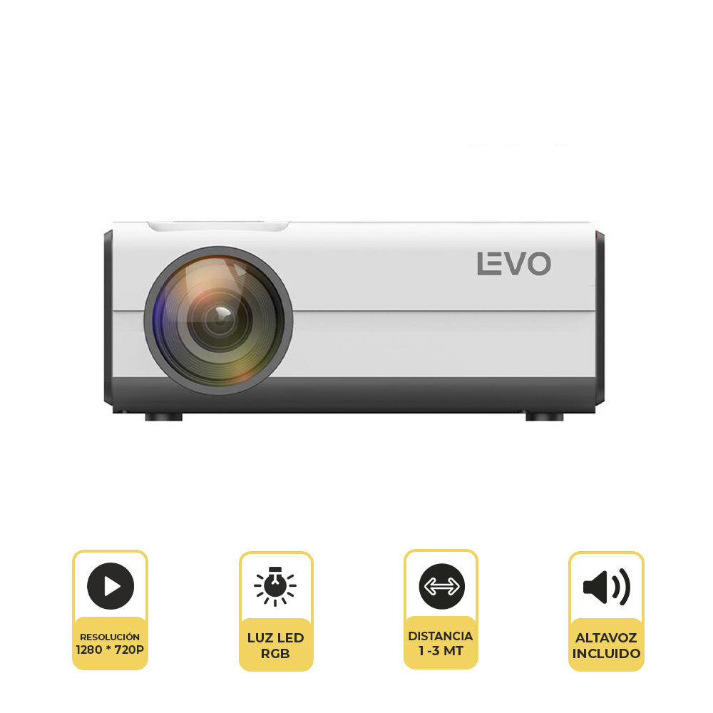 Proyector Led Portátil HD LCD Levo