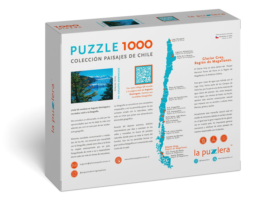 Puzzle Glaciar Grey 1000 Piezas