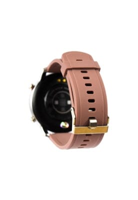 Reloj Smartwatch Lhotse RD7 Plateado Beige Silicona