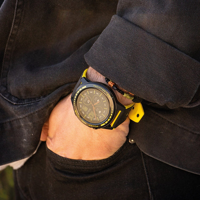 Reloj Smartwatch Lhotse Track M7 GPS Negro Amarillo