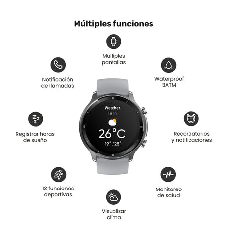 Reloj Smartwatch Lhotse Runner 219 46mm Gray