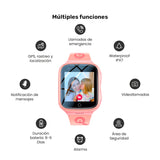 Reloj Smartwatch Lhotse Kids Safe K9 GPS Pink