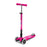 Scooter Maxi Micro Niños Deluxe Plegable LED Shocking Pink
