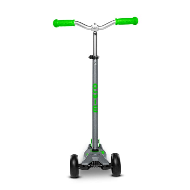 Scooter Maxi Micro Niños Deluxe PRO Verde-Gris