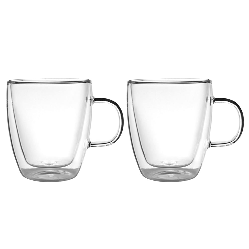 Set 2 Tazas de Vidrio Doble Pared 350 ml Simplit