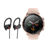 Pack Smartwatch Runner 219 Pink + Audífono RM5 Lhotse