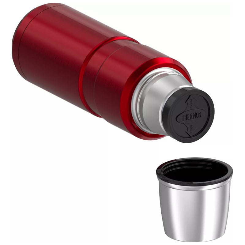 Termo Líquidos King Acero Inox Rojo 470ml Thermos