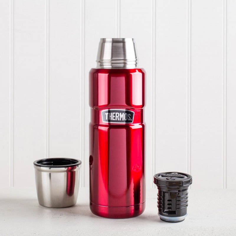 Termo Líquidos King Acero Inox Rojo 470ml Thermos