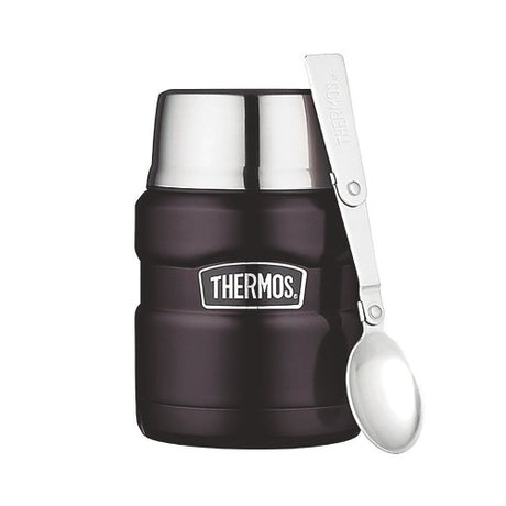 Termo Comida King Acero Inox Negro 470 ml Thermos