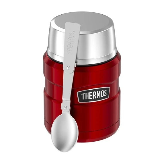 Termo Comida King Acero Inox Rojo 470 ml Thermos