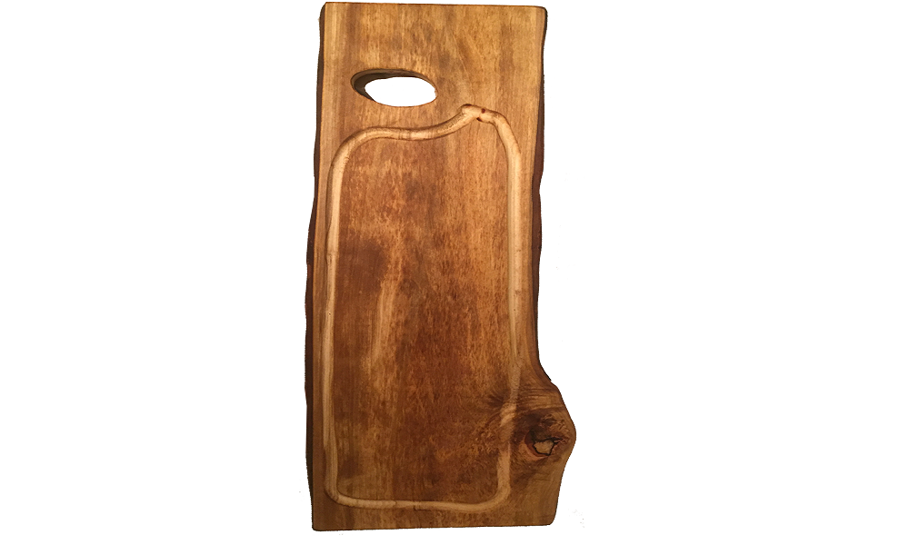 Tabla madera rústica gourmet Raiquen Tolhuaca de 70cm