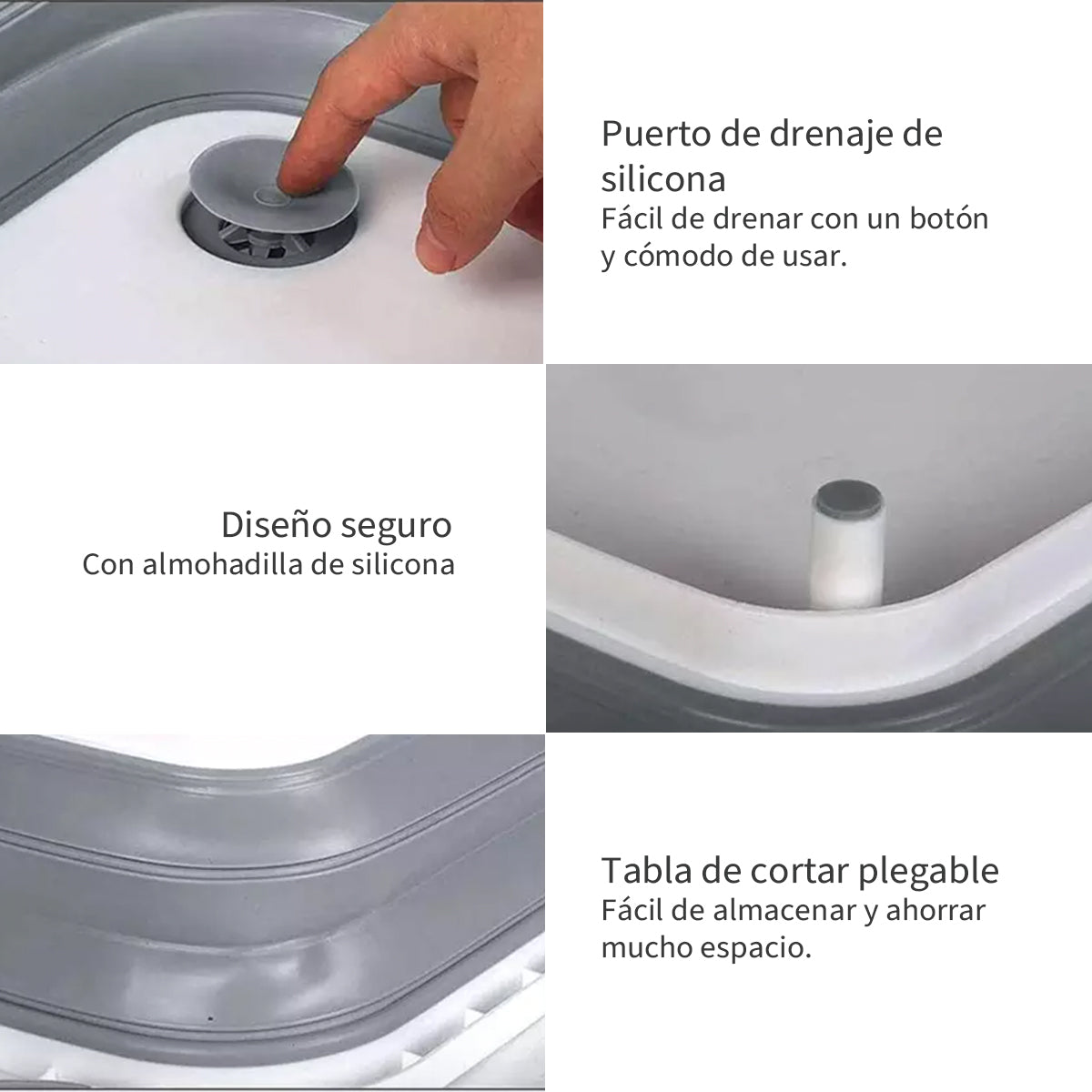 Tabla de Corte Plegable 3 en 1 Simplit