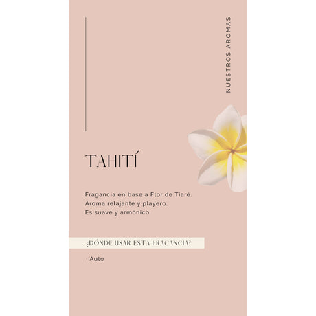 Aceite 30 ml Tahiti + Diffuser Negro Madison