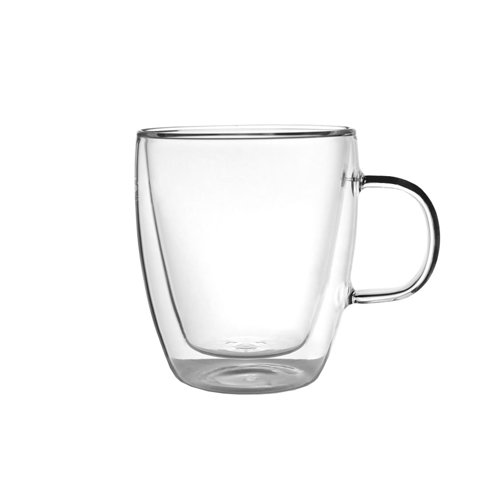 Set 4 Tazas de Vidrio Doble Pared 350 ml Simplit