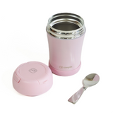 Termo Comida 400ml Rosado Cuchara Acero Inox Simplit