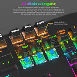 Teclado Mecánico Gamer Storm RGB QWERTY Retroiluminado Levo