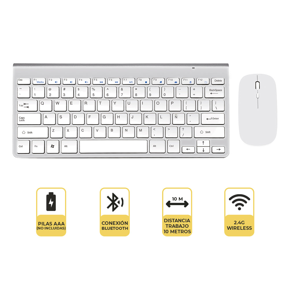 Pack Teclado y Mouse Levo + Audífonos Lhotse Rm12 Rosado