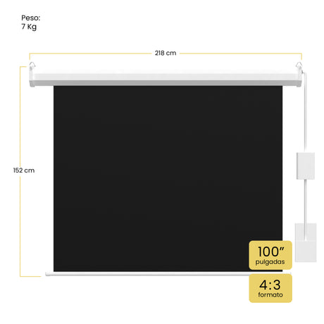Telón Electrico 100 pulgadas LEVO