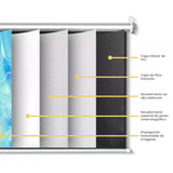 Telón Mural de Proyector Portátil 100 pulgadas Levo