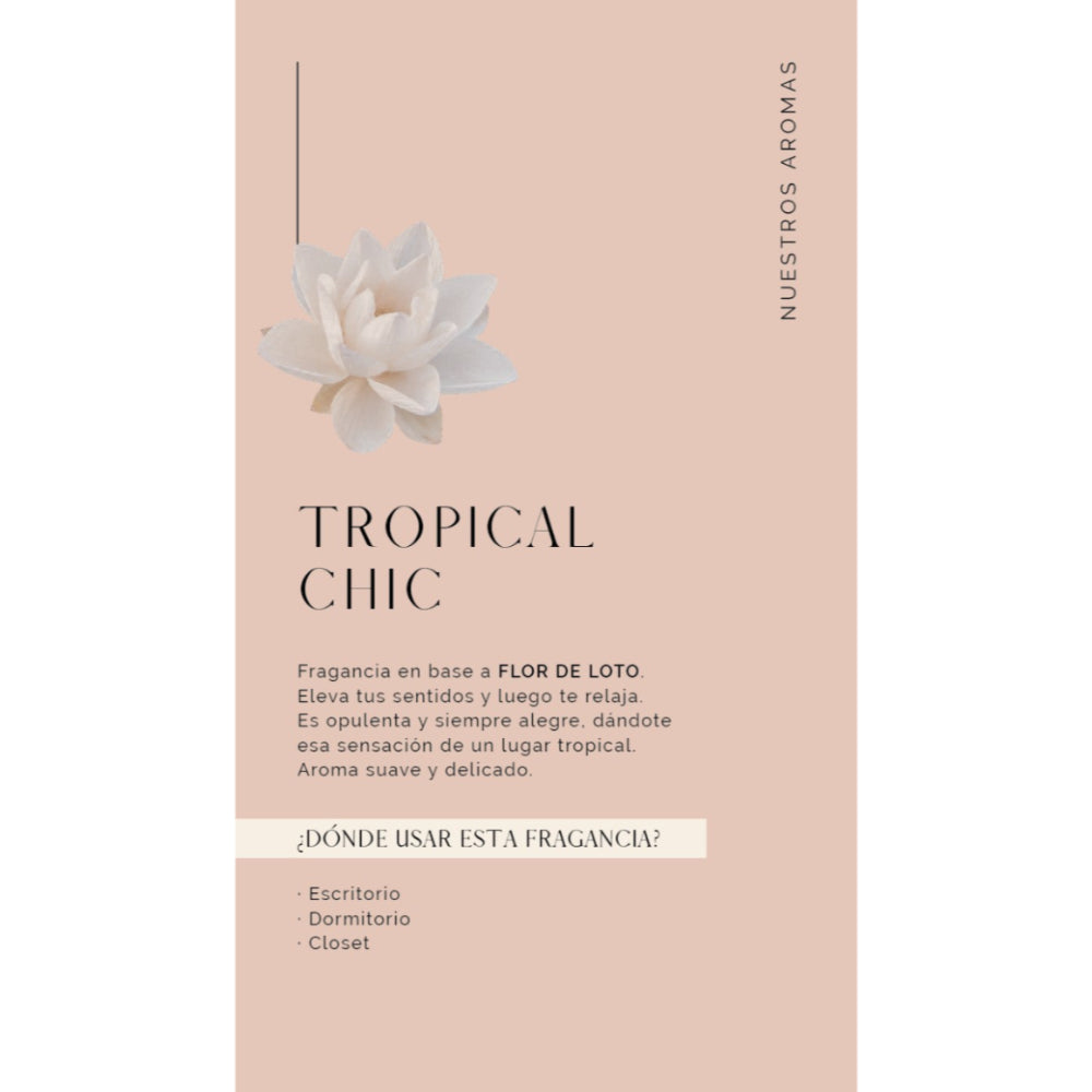 Difusor Negro 150 Ml + Refill 500 Ml Tropical Chic Madison