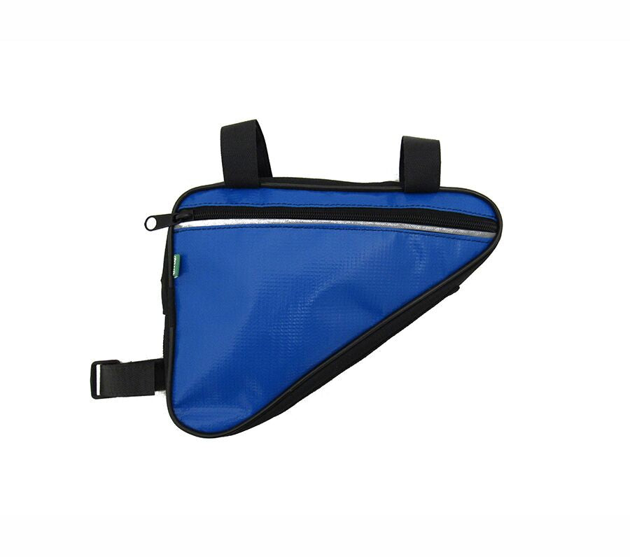 Bolso Triangulo Impermeable Dos Posiciones Azul