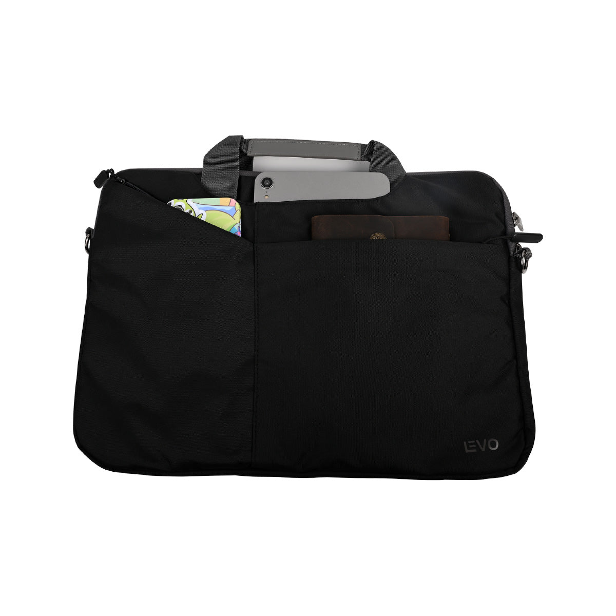 Mochila MANAGER Gris 15,6"+ Funda Notebook Negro 15,6" LEVO