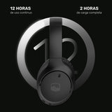 Audifonos Bluetooth Inalambricos Over Ear WavePro Black