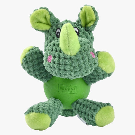 Animal Plush Con Pelota Verde Perro Mascan