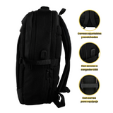 Mochila de viaje Notebook WOLF Negra 15,6" LEVO