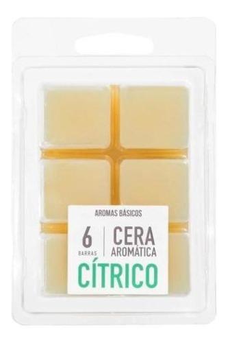 Cera Aromática Cítrico, Aromas Basicos 6 Barras-Melollevo